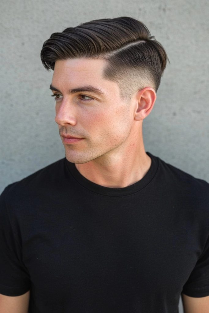 Side Parted Undercut for Clean Definition