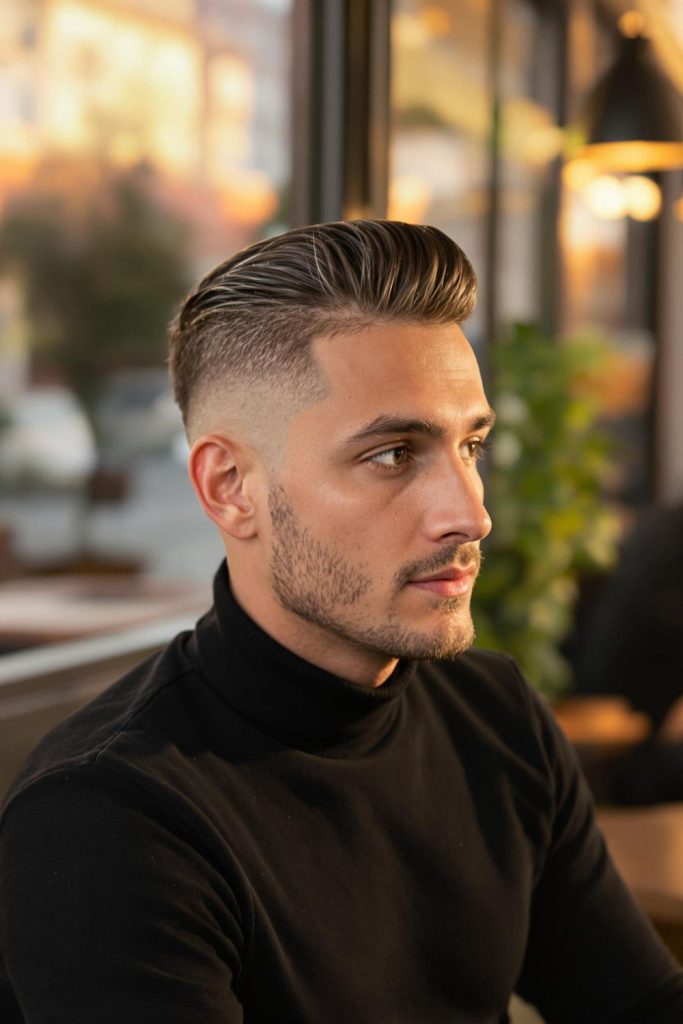 Slicked Back Undercut for Sleek Sophistication
