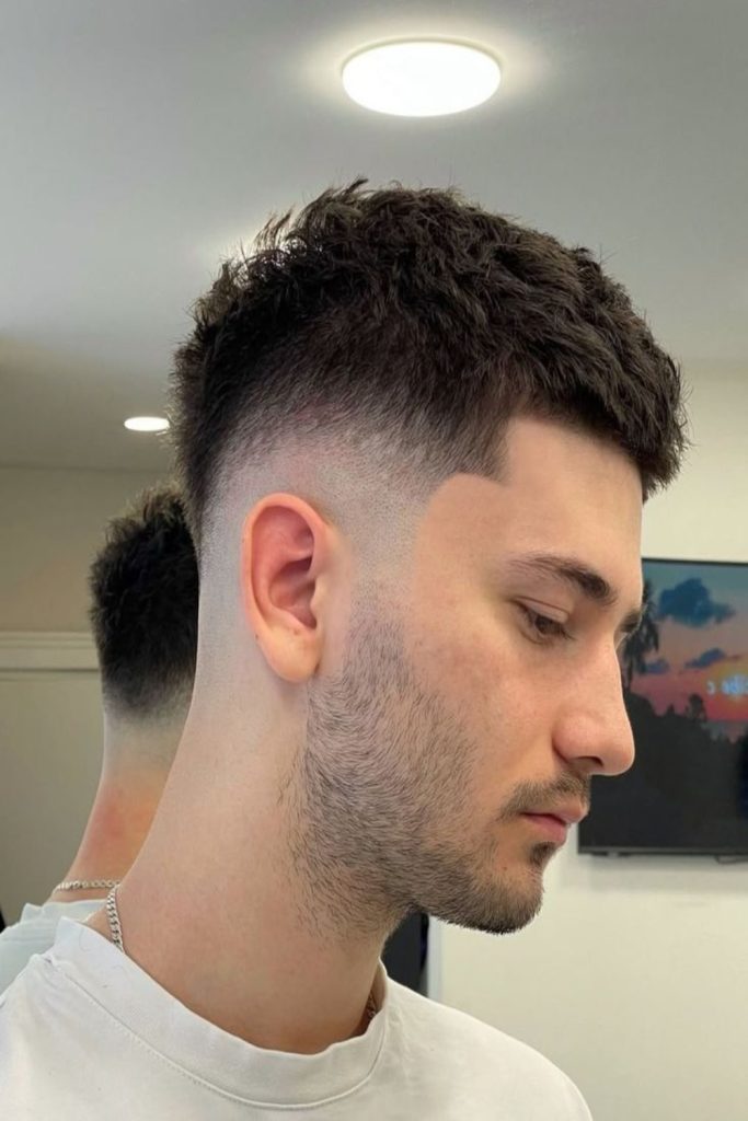 Two Block Undercut for Trendy Texture