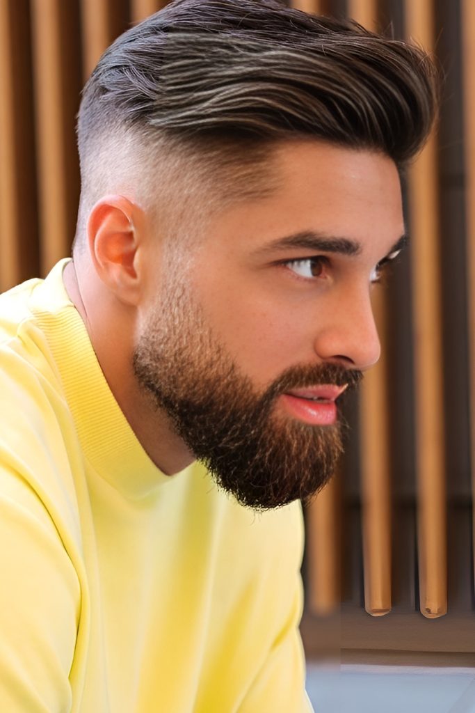 Voluminous Top Undercut for Head Turning Effect