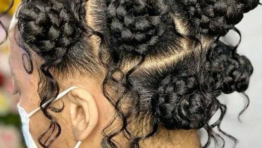 Bantu Knots That Preserve Curl Definition