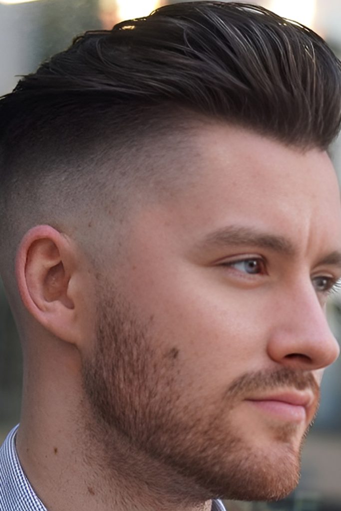 Brushed Back Undercut with Tidy Sides