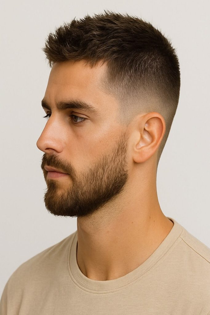 Classic Crew Cut for Clean Everyday Appeal