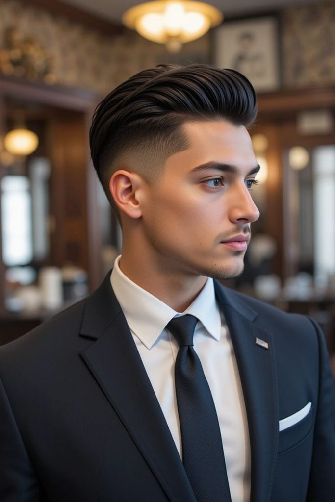 Classic Taper Cut with Clean Sides