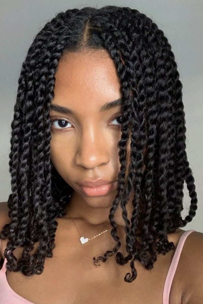 Classic Two Strand Twists for Everyday Curl Protection