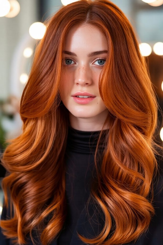 Copper and Auburn Tones for the Expressive Individual