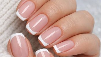 Crisp White Tips Elevate the Entire Design