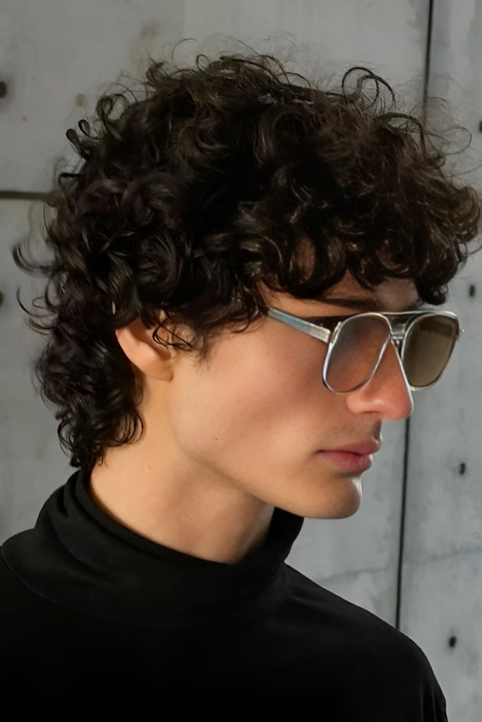 Curly Shag Cut