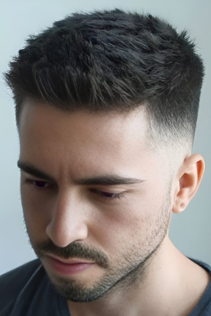 Drop Fade with Short Textured Top