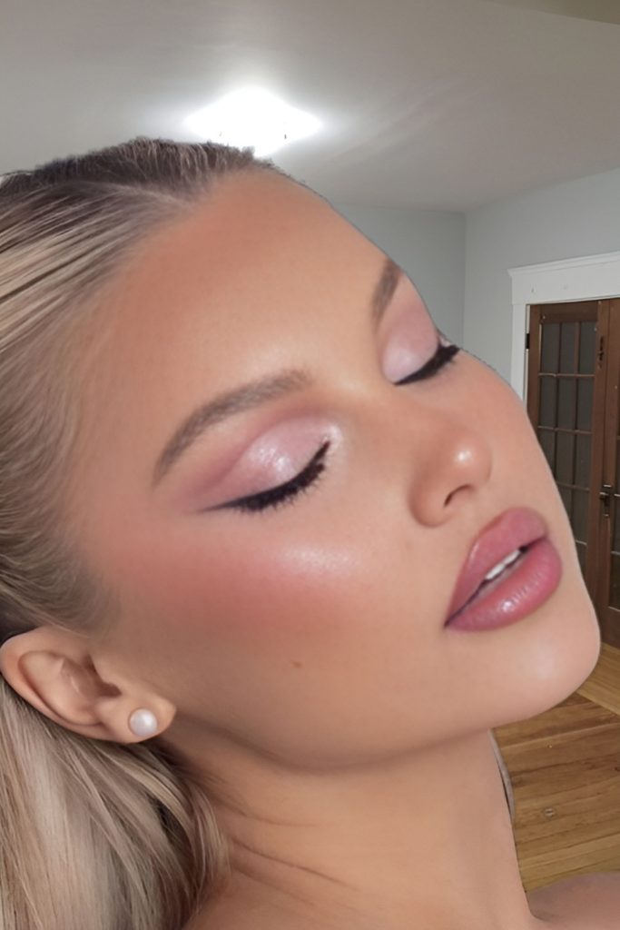 Dusty Pink Liner with Baby Pink Gloss