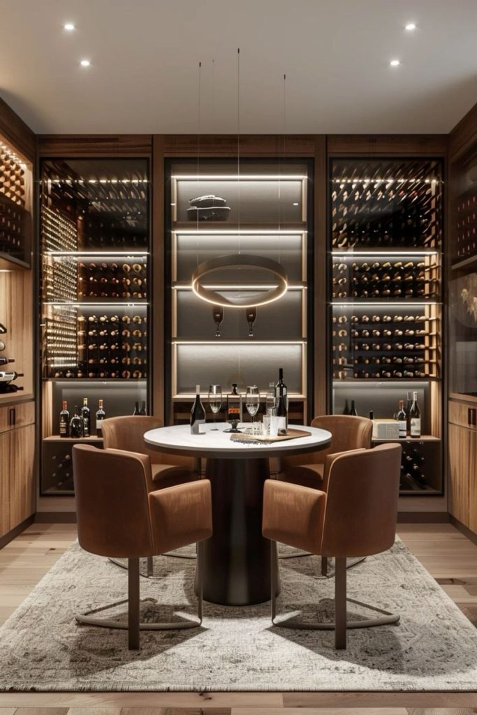 Expansive Wine Cellars with Tasting Lounges