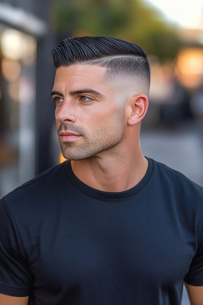 High Fade Undercut with Structured Top