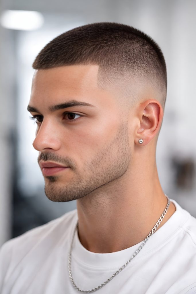 High and Tight for a Sharp Military Inspired Cut