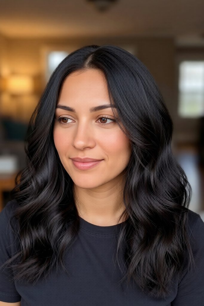Jet Black Hair for the Powerful Minimalist