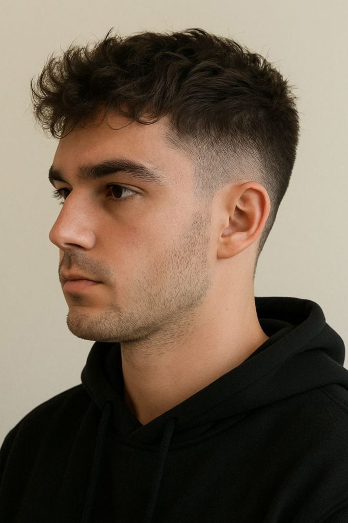 Low Fade with Neat Top Styling