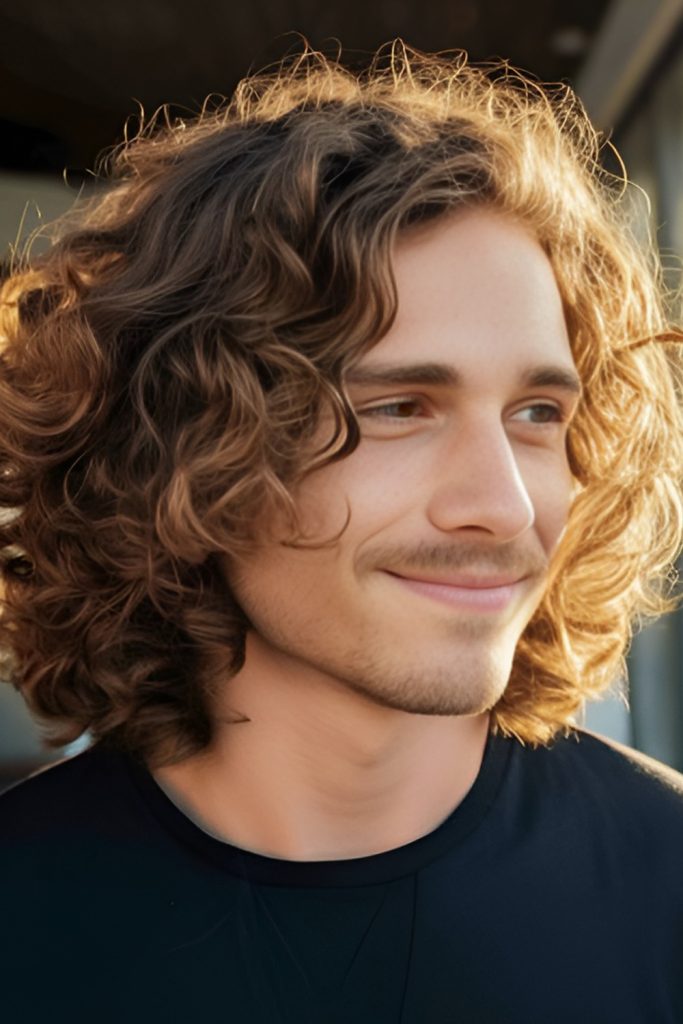Medium Length Curly Layers