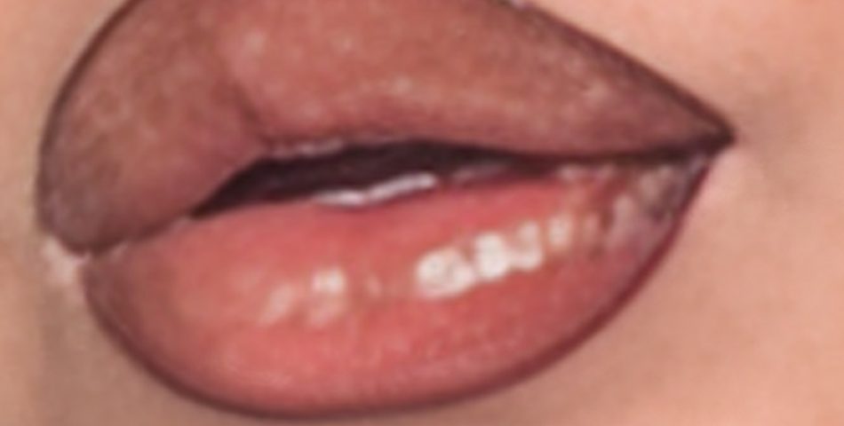 Mocha Lip Liner with Nude Gloss