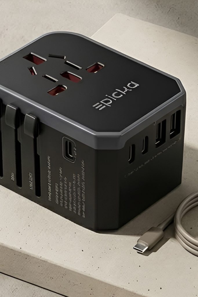 Multi Port Travel Adapter for Global Connectivity