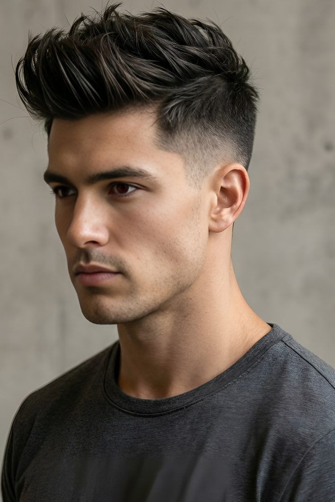 Quiff Undercut for Retro Meets Modern