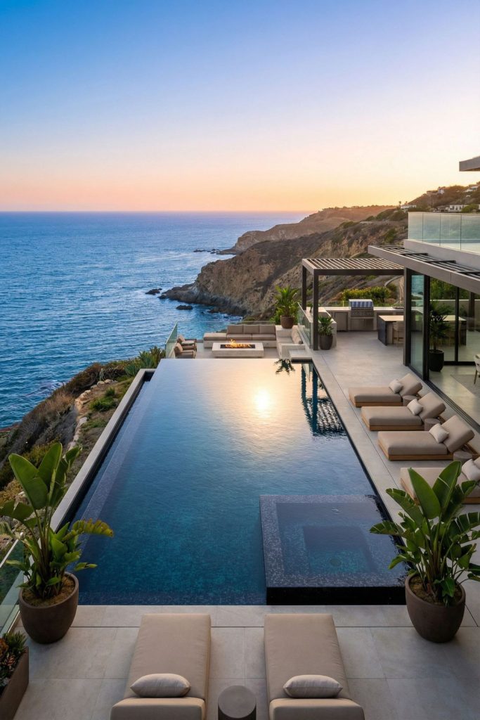 Resort Style Infinity Pools with Panoramic Views