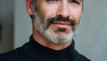 Salt and Pepper Beard Styling