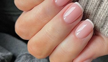 Sheer Pink or Nude Polish Delivers the Classic French Manicure Look