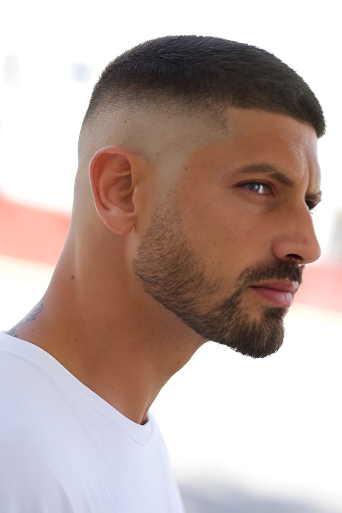 Short Drop Fade Haircut for a Modern Edge