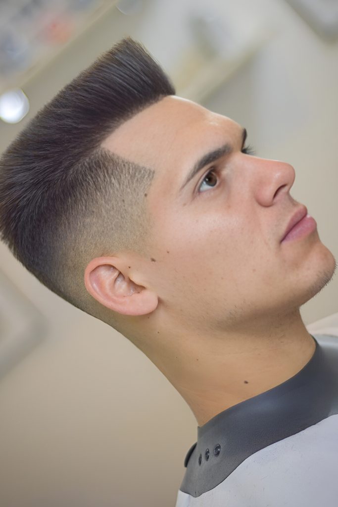 Short Flat Top for a Retro Style