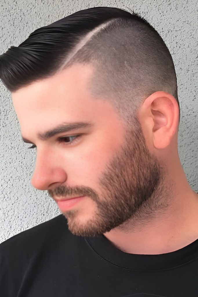 Short Hard Part Haircut for Sharp Definition