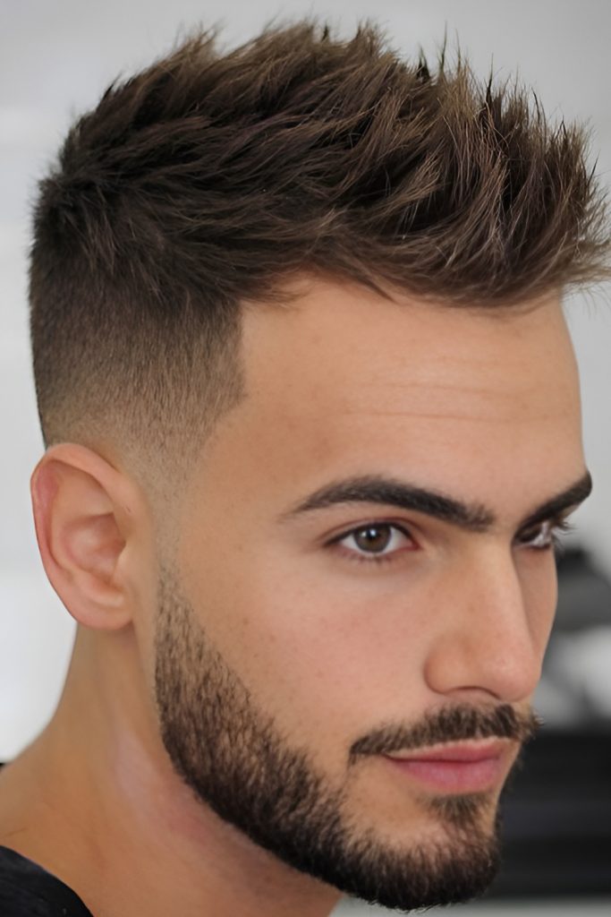 Short Spiky Haircut for Energetic Texture
