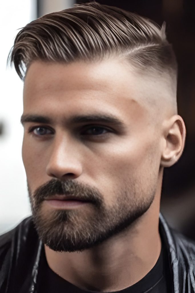 Side Parted Undercut for Sharp Definition