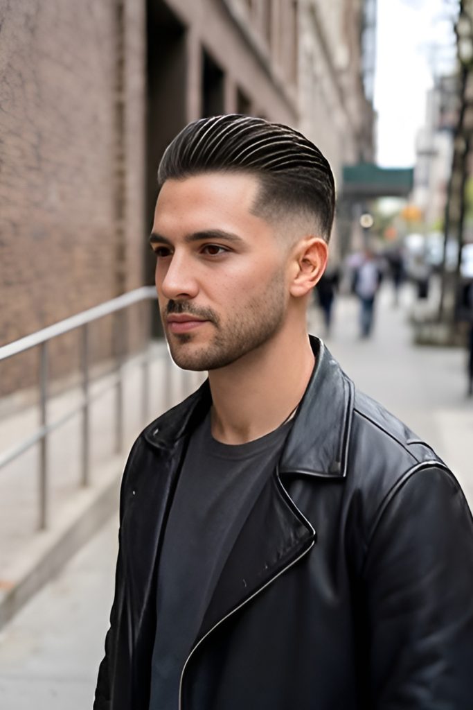 Slicked Back Undercut for Sleek Elegance