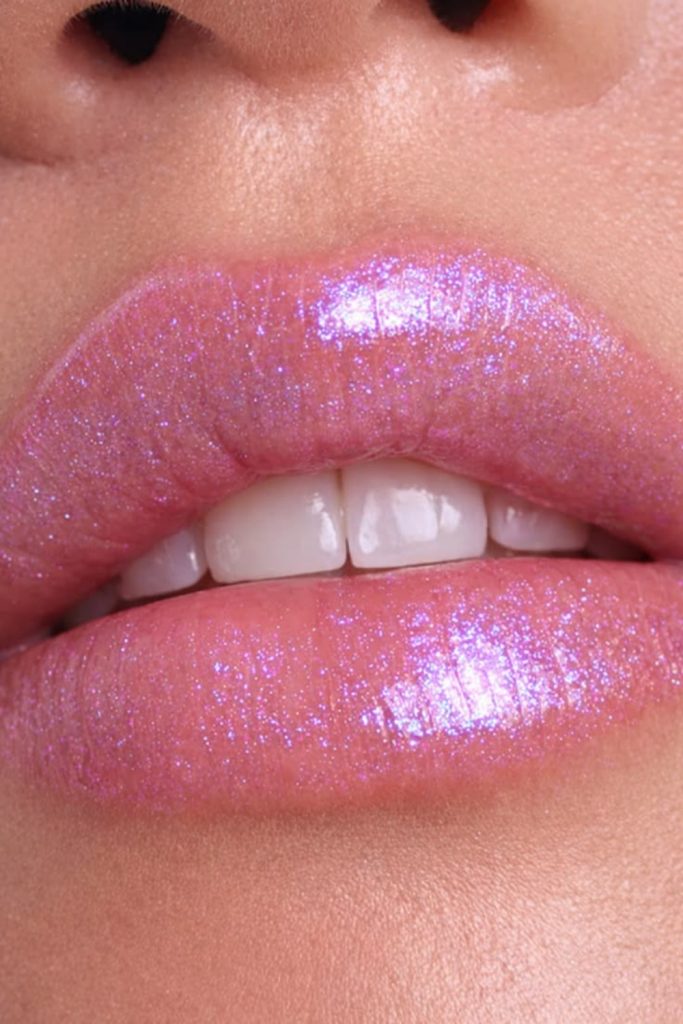 Soft Plum Lip Color with Crystal Gloss