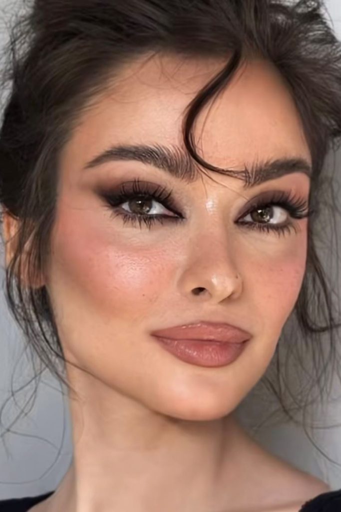 Softly Smoked Eyes with Warm Undertones