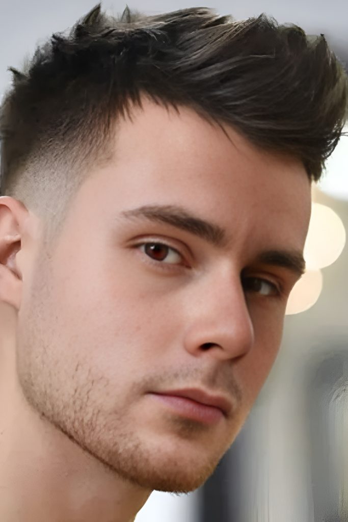 Spiky Top Undercut for Edgy Appeal