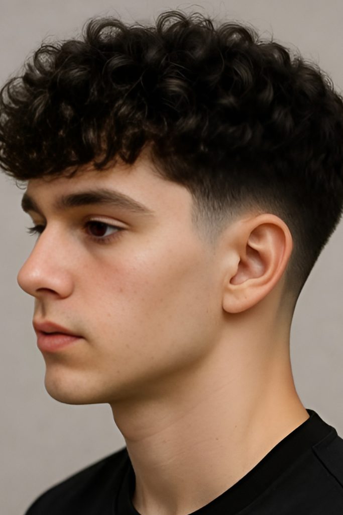 Textured Curly Fringe