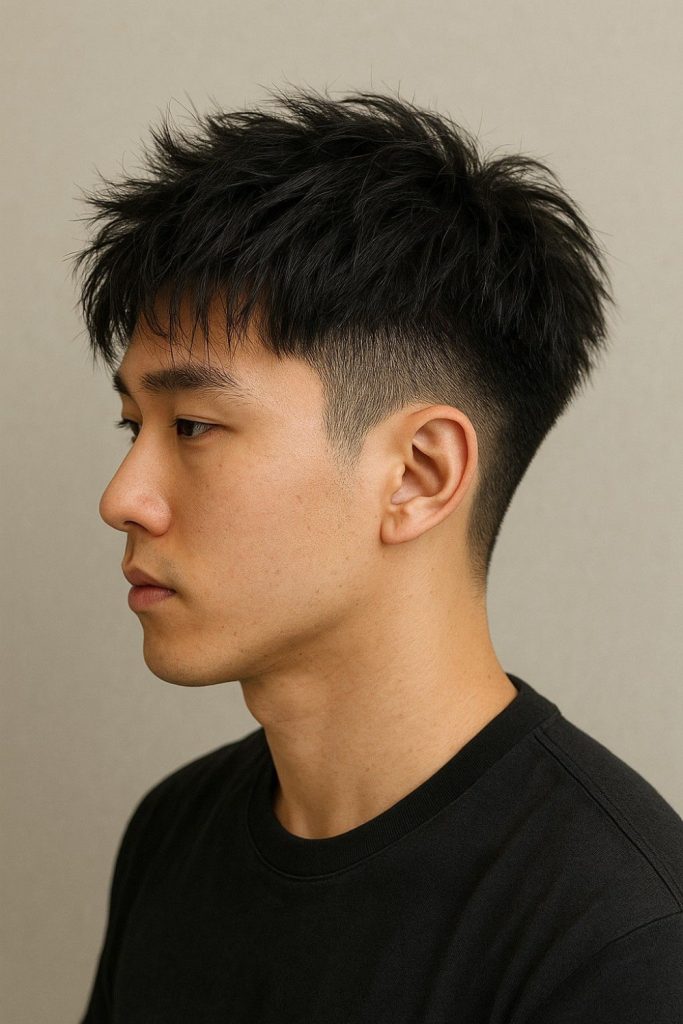 Two Block Undercut for Trendy Texture