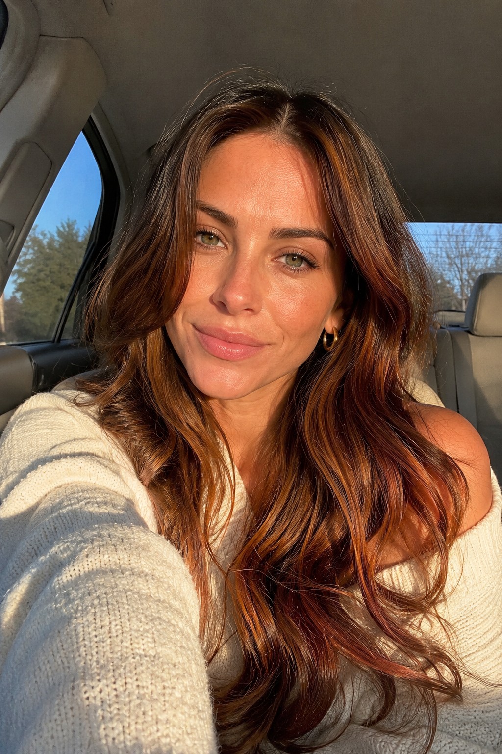 Copper balayage fall hair color 2026