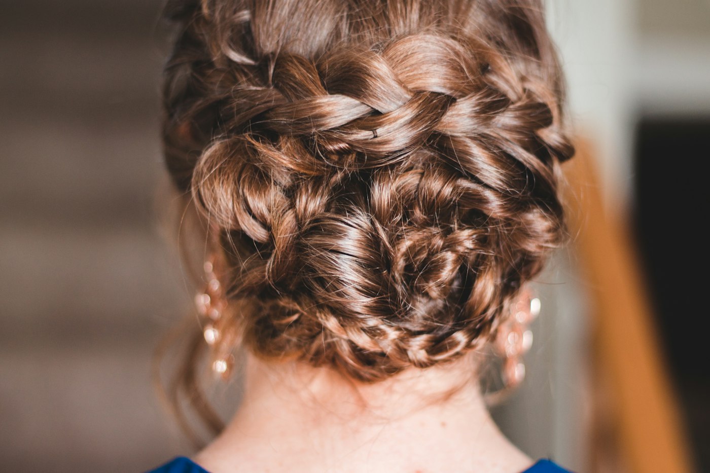 Woman with braided hair