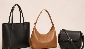 Tote vs Crossbody vs Shoulder Bag: side by side comparison poster