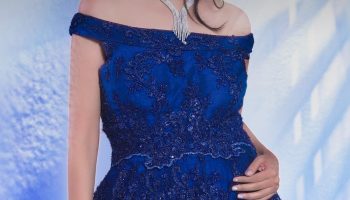 How to wear an embroidered floral gown styling guide