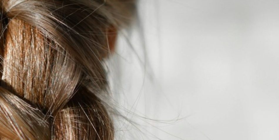 Woman with a long braid over her shoulder